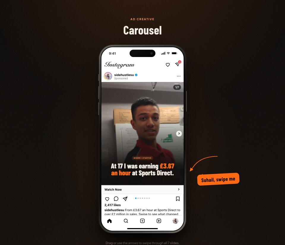 Carousel preview