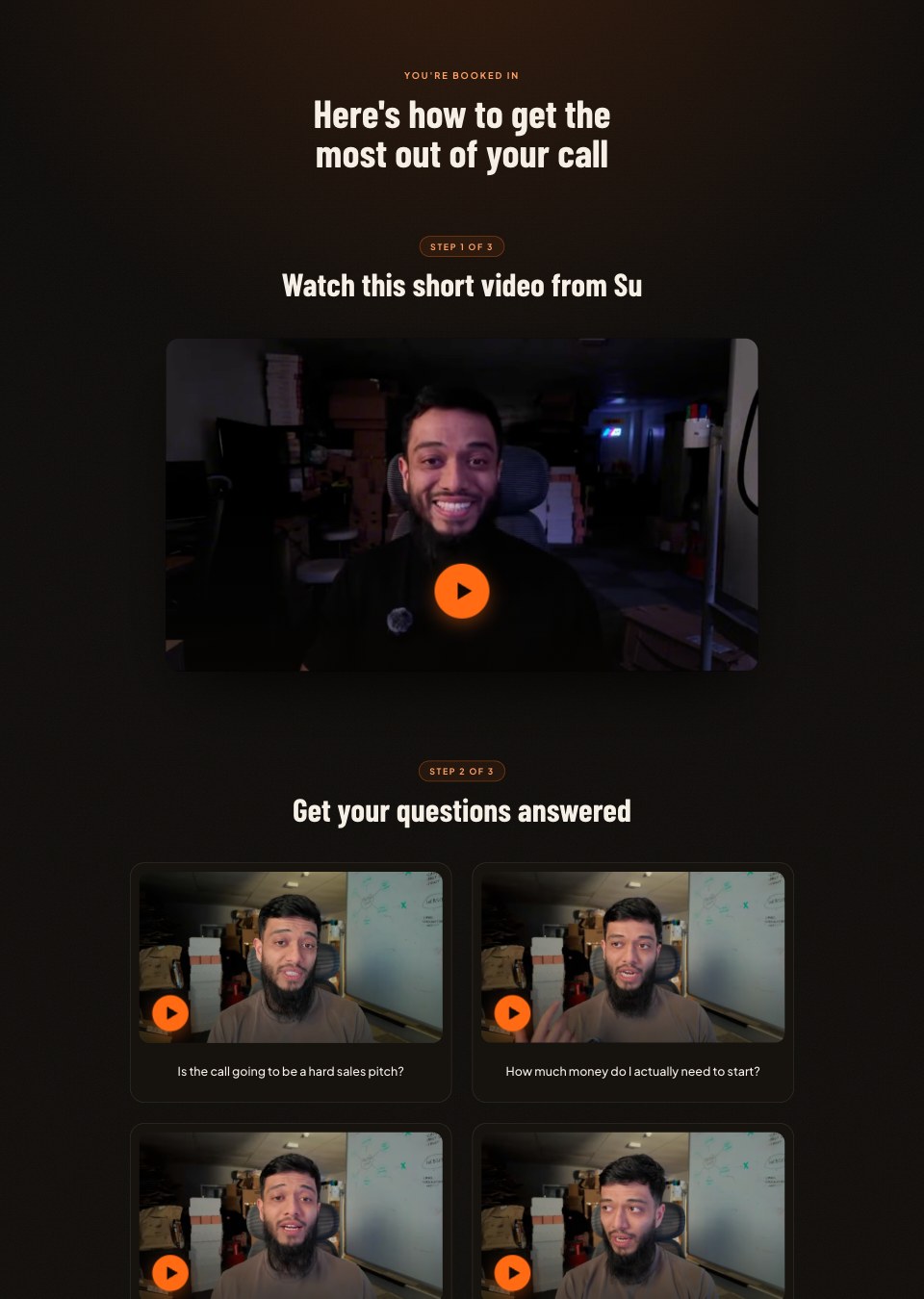 Thank-you page preview